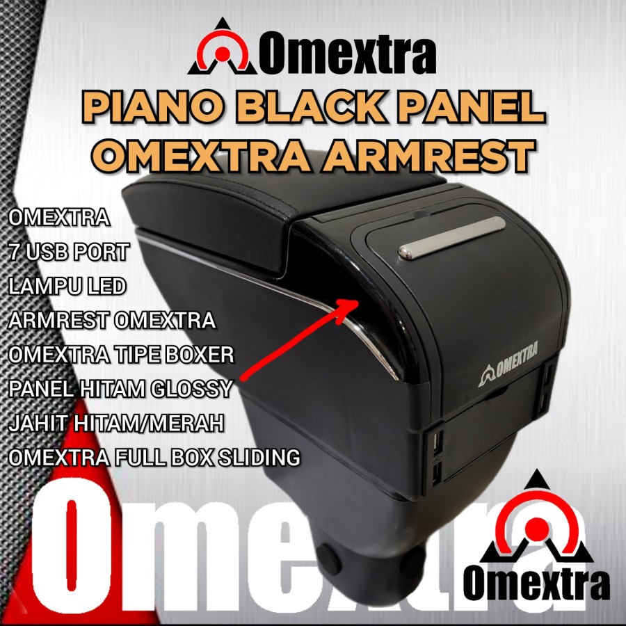 Omextra Armrest Brio BRV Mobilio Console Box Brio BRV Armrest Seat Arm Omextra Armrest Brio BRV