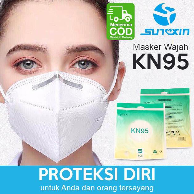 Masker Kn95 Bfe 95 Masker Wajah Kesehatan 5 Ply Satu Sachet Isi 5 Shopee Indonesia