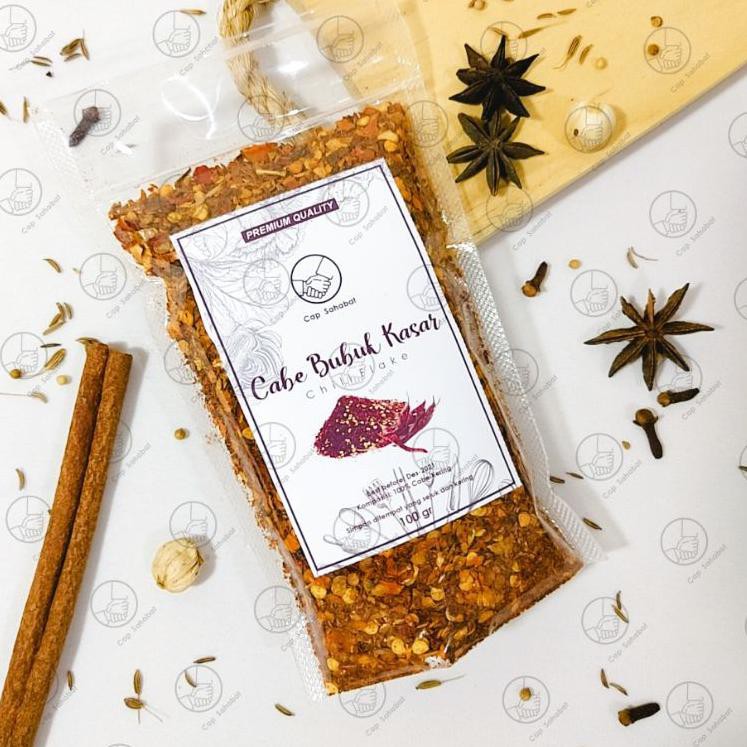 

【rPX】 100gr Cabe Bubuk Kasar/ Chili Flakes / Rempah / JSR 100% PREMIUM QUALITY