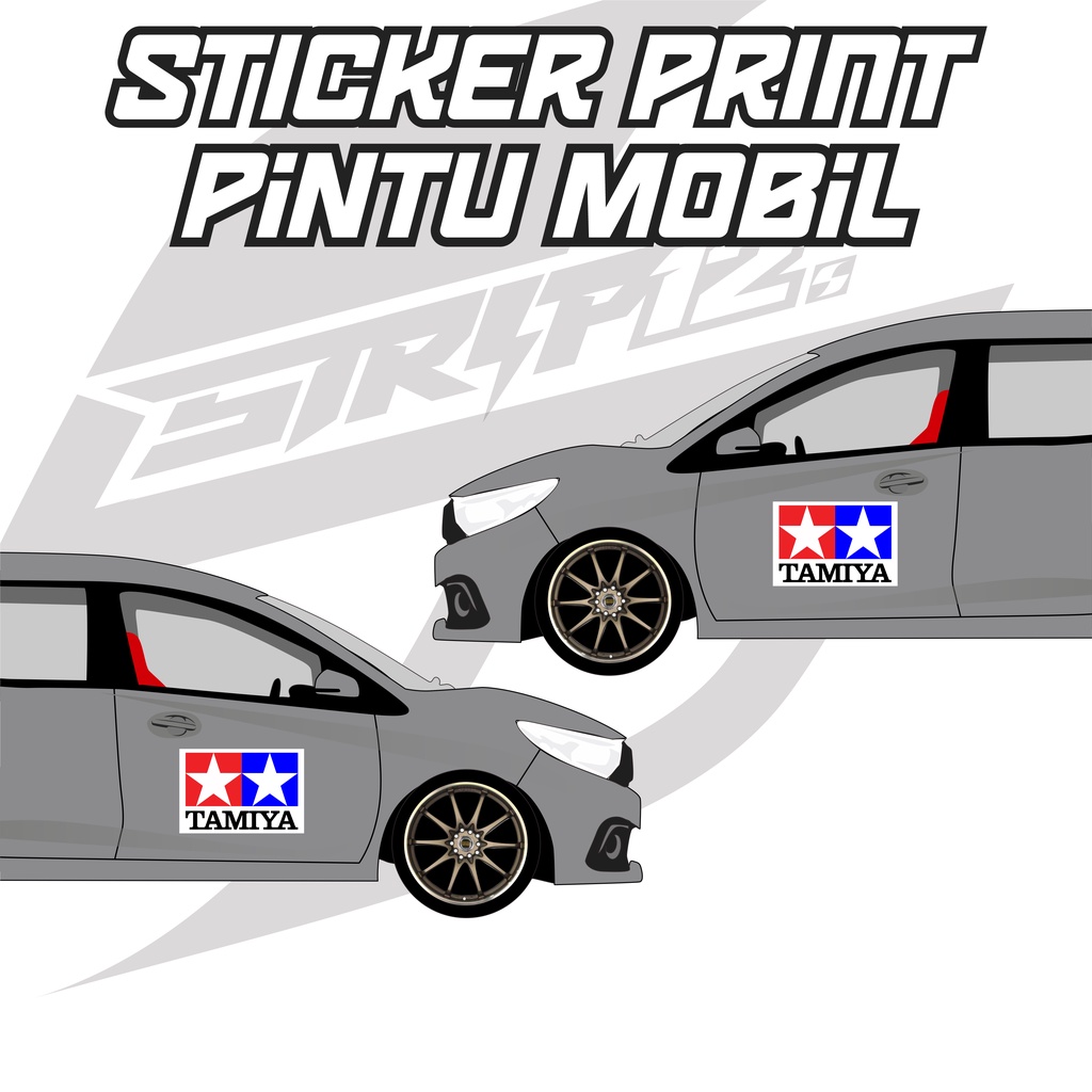 STICKER PRINT MOBIL/STICKER PRINT/STICKER MOBIL/STICKER TAMIYA/STICKER PRINT TAMIYA/STICKER PINTU MO