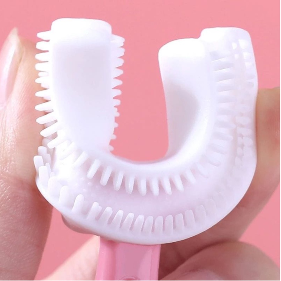[TULALA SHOP]  Sikat Gigi Anak Bentuk U Bahan Silikon / Tooth Brush Baby Silicon type U Sikat Gigi Anak Sikat /  / Training Toothbrush