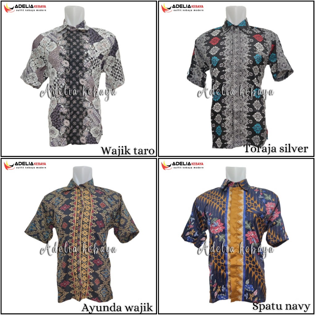 NEW - KEMEJA BATIK MODERN - KEMEJA COUPLE - set batik pesta - kemeja kekinian -baju pria batik