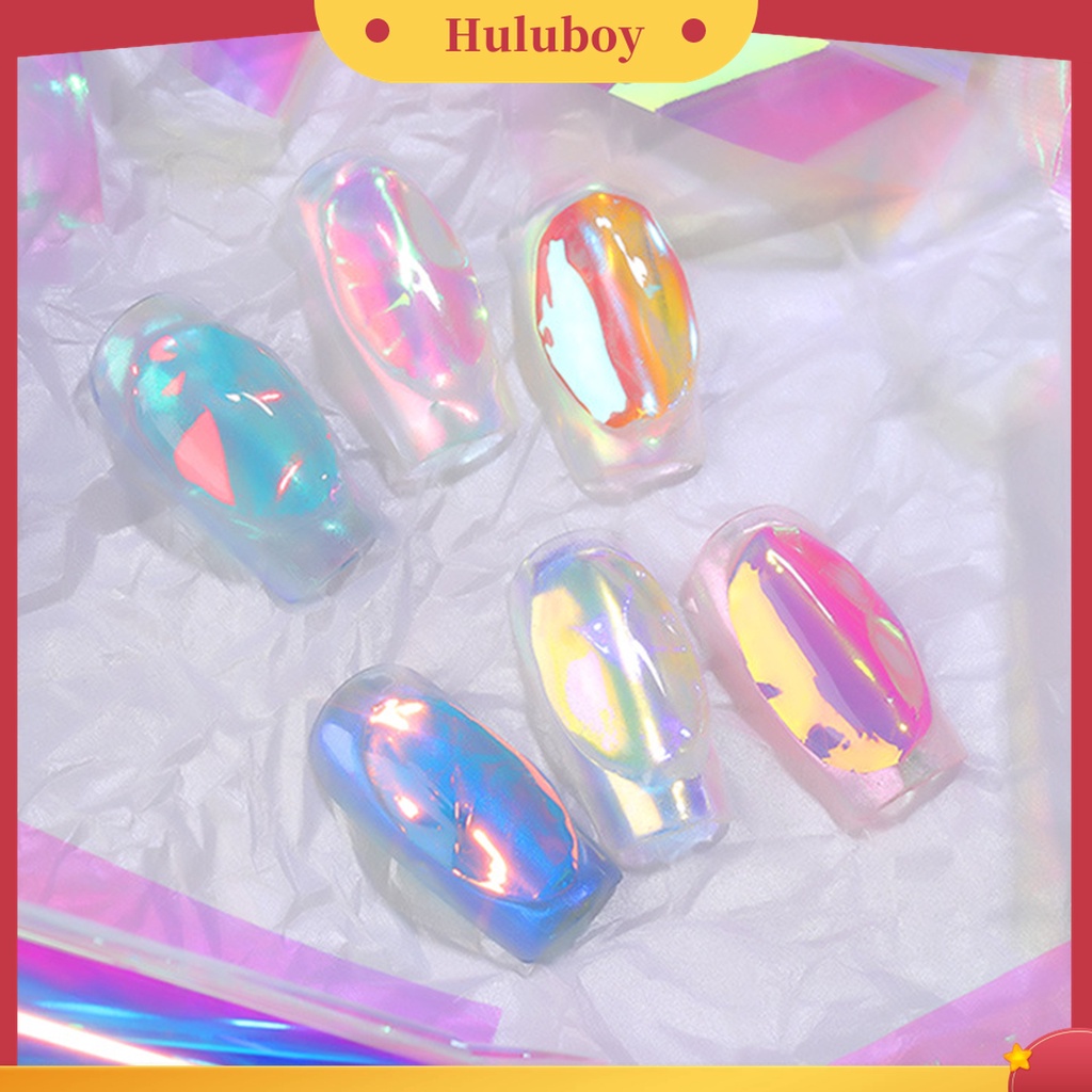 Huluboy Huluboy♡ Stiker Kuku Super Berkilau Untuk Dekorasi Nail Art