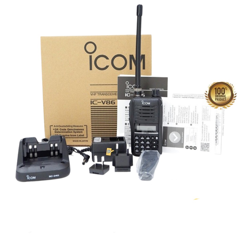 HANDY TALKY ICOM IC-V86 V86 VHF NEW NON ORI