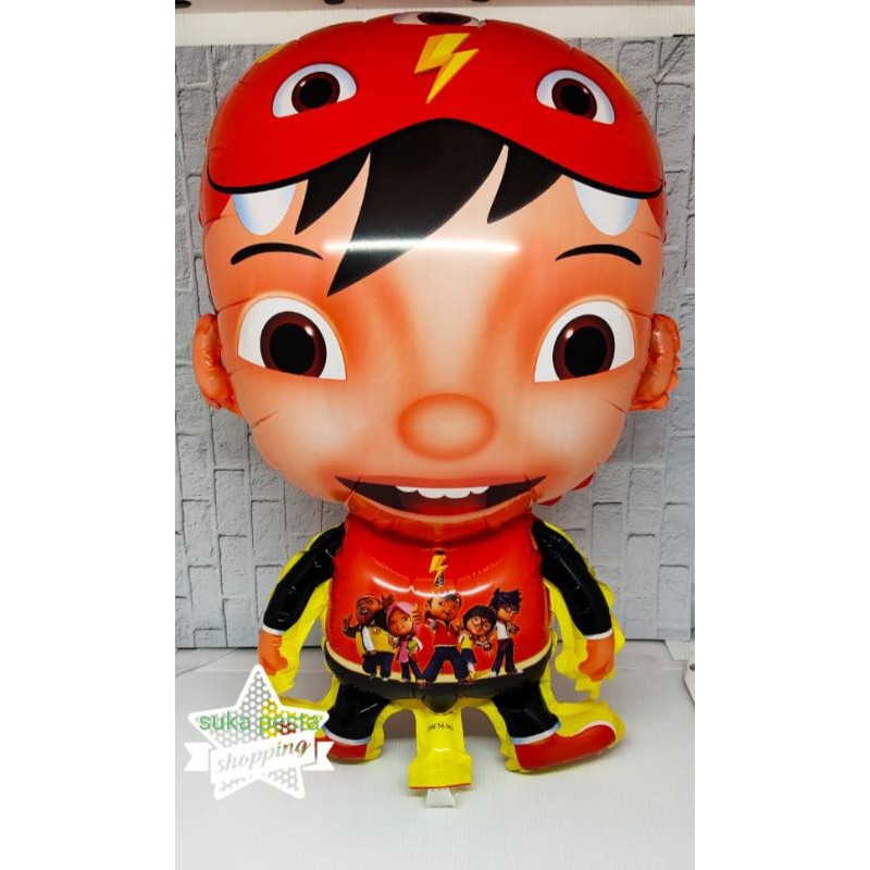 BALON GAS BOBOIBOY / BALON PLASTIK BOBOIBOY / BALON BOBOIBOY / BALON KARAKTER BOBOIBOY