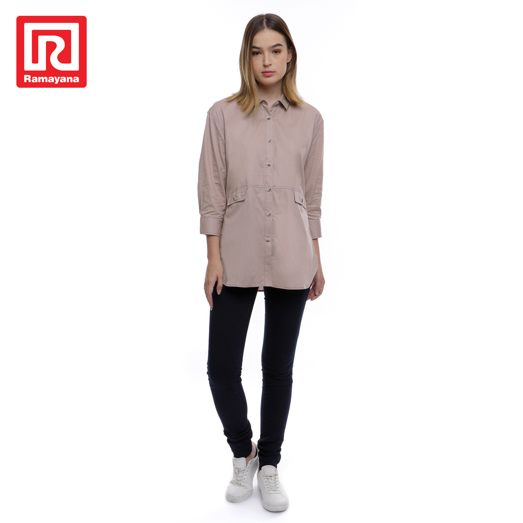 Ramayana - JJ Jeans Kemeja Wanita Lengan Panjang Trenlin 71455-R-3