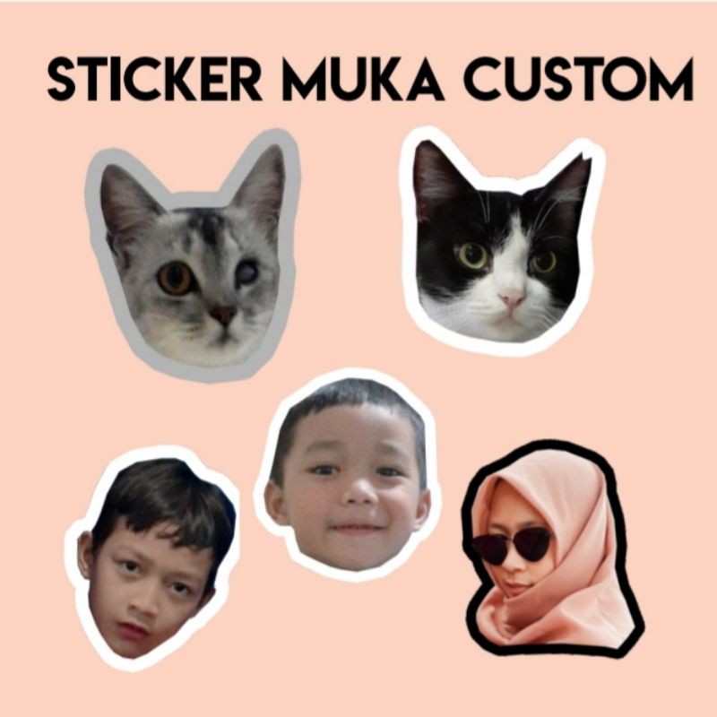 

Sticker foto custom bisa muka peliharaan MINIMAL BELI 10 (Baca deskripsi)