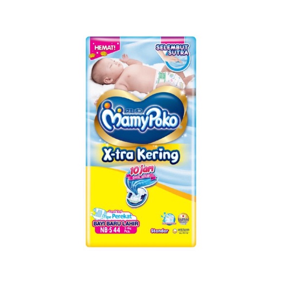 MAMYPOKO X-tra Kering Popok Tape(perekat) Newborn S - 44