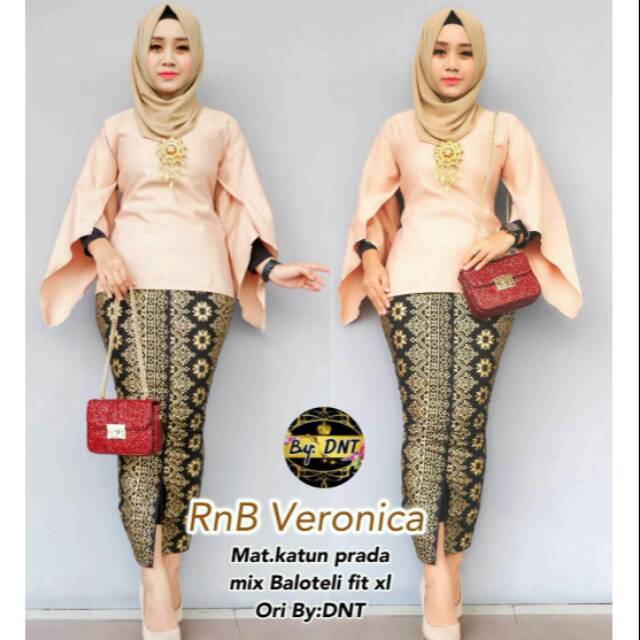 Batik Wanita Setelan Batik Kebaya RnB Veronica