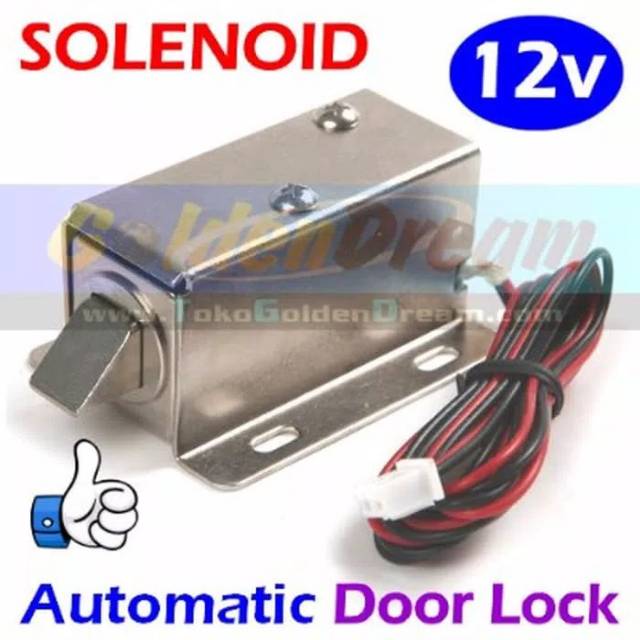 Solenoid door lock 12vdc for arduino