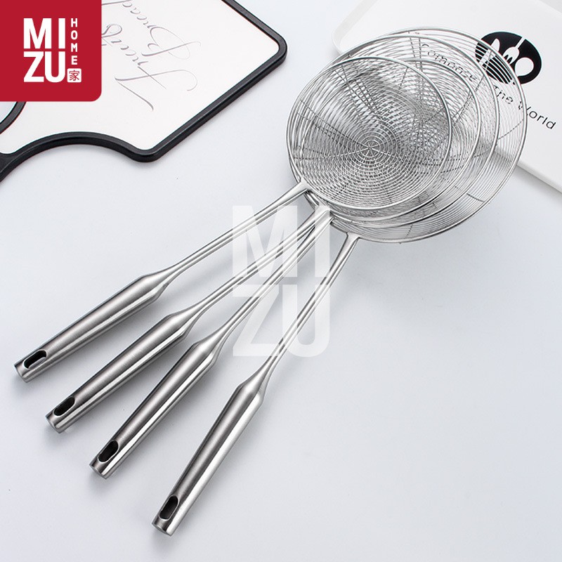 UNIAGERU Serokan Masak Gorengan Tanpa Sambungan Tirisan Saringan Mie Strainer Stainless Steel