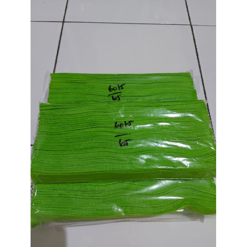 Kain flanel sumbu hidroponik 2cm x 25cm isi 60pcs (bonus 5pc)