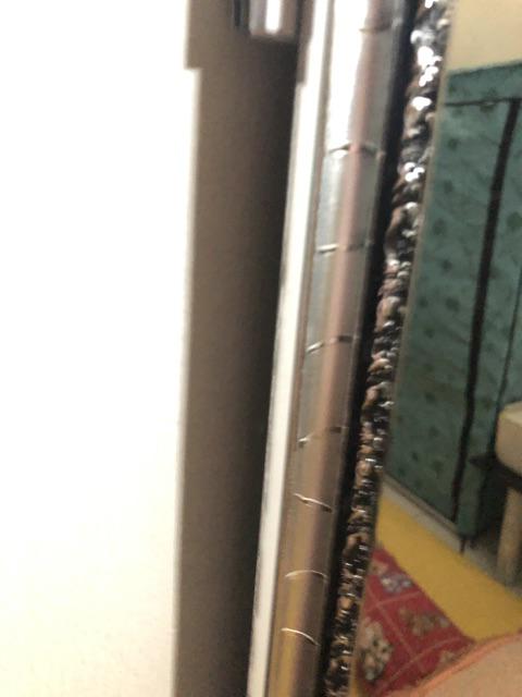 Cermin Kaca 30x100 Poly Frame Fiber