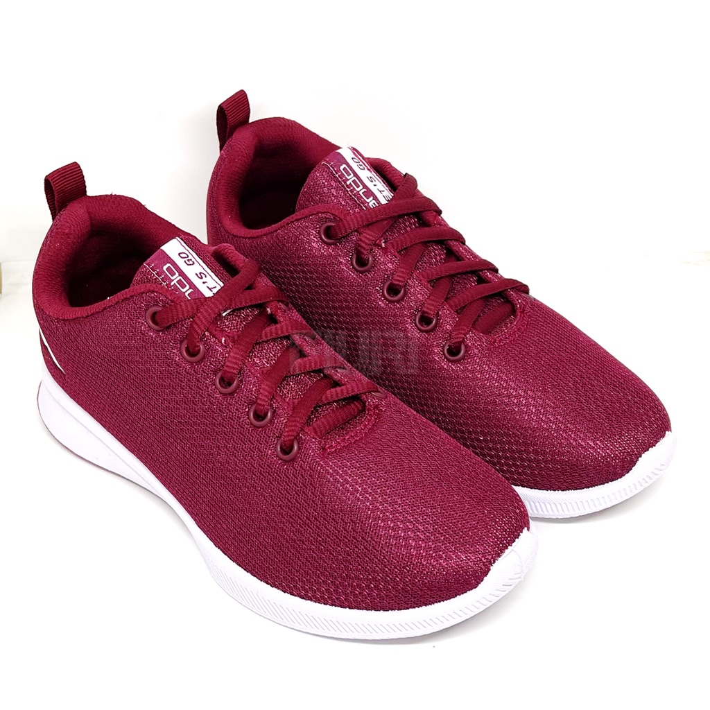 FIURI - Ando Original - BSC 31 MAROON 37-40 - Sepatu Kets Wanita - Sepatu Sneakers Wanita - Sepatu Olahraga Sport Wanita - Sepatu Casual - Sepatu Jogging Lari Fitness Gym Senam Wanita - Sepatu Anak Perempuan Cewek -Sepatu Sekolah Bertali SD SMP SMA