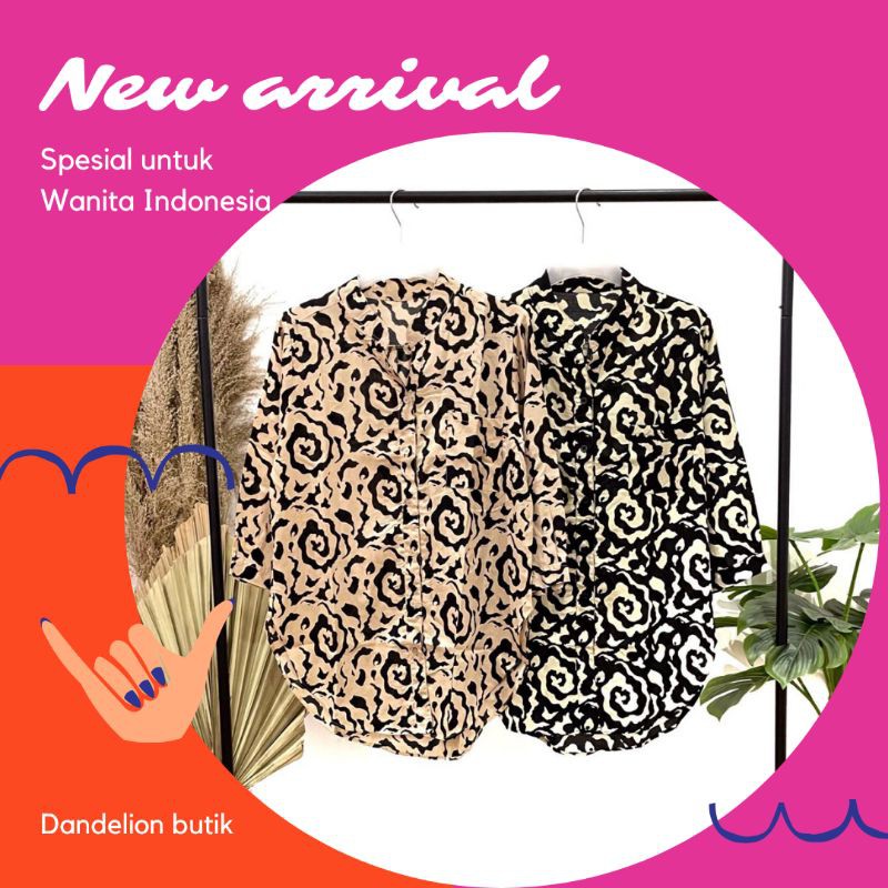 Baju Atasan Wanita Terbaru/Baju Lebaran/Baju Bahan Rayon Rose Brown