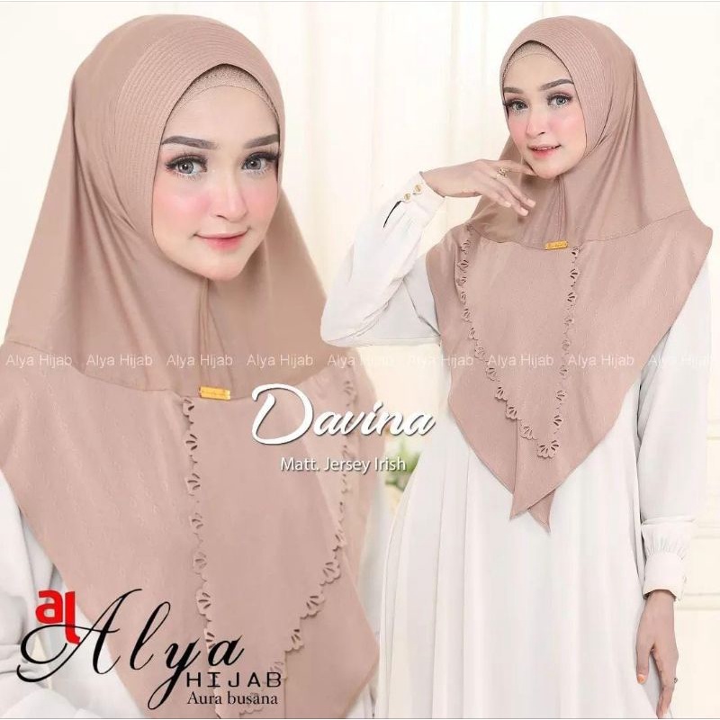 JILBAB DAVINA ORI ALYA HIJAB / HIJAB INSTAN / JILBAB INSTAN / JILBAB INSTAN JERSEY / JILBAB JERSEY / HIJAB ORI / JILBAB ORI