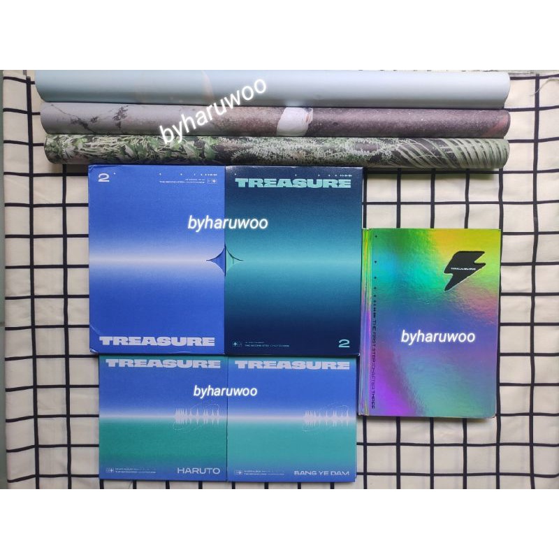 ALBUM ONLY TREASURE CH 3, THE SECOND STEP TSS, DIGIPACK HARUTO YEDAM, POSTER