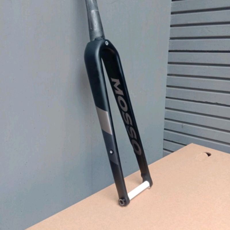 Fork Rigid Mosso 730 gvl gravel hybrid tapper Full Carbon Disk TA