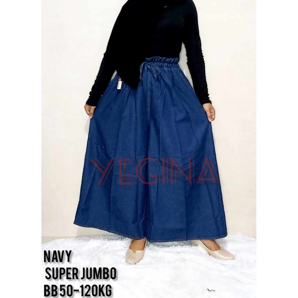 KULOT JEANS SUPERJUMBO JAMINAN JUMBO BISA COD