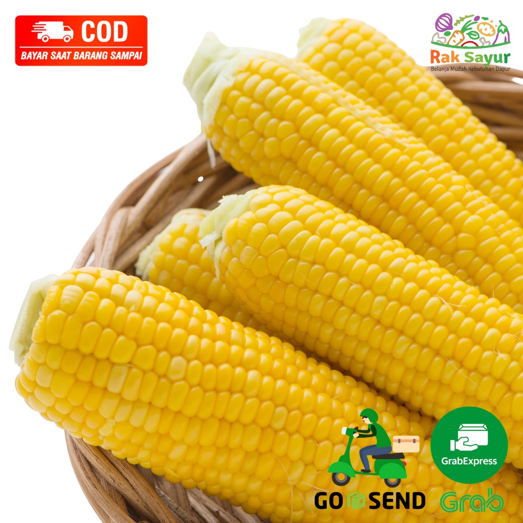 

Sayuran Segar Rak Sayur Padang Buah Jagung Manis Kupas Super Fresh Makanan Jajanan