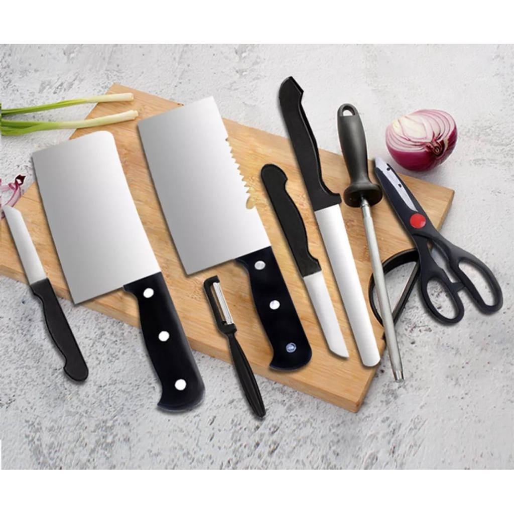 Pisau Dapur Isi 8 Pcs - Pisau Set 8 Pcs