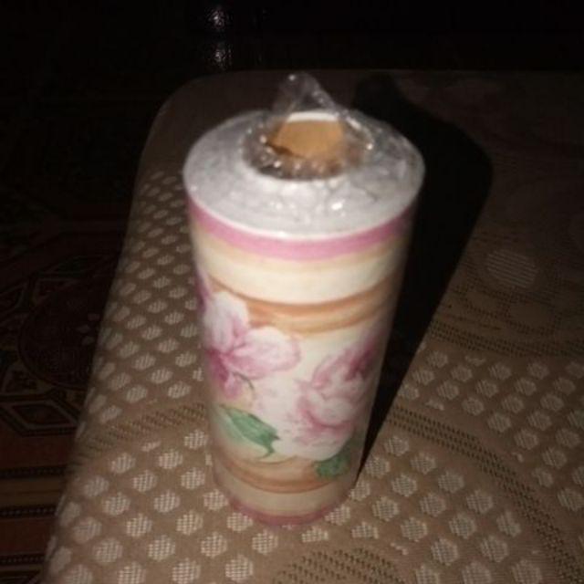 Wallpaper Border Sticker Lis Pembatas Bunga Pink Mawar Bl041 Ukuran 10.5x10meter