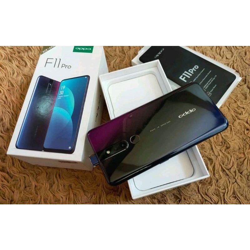 Oppo F11 pro 6/68gb second full set original