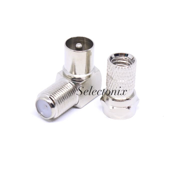 Langsung Order Jack Antena TV Male L Drat Set (Taiwan) terbaik