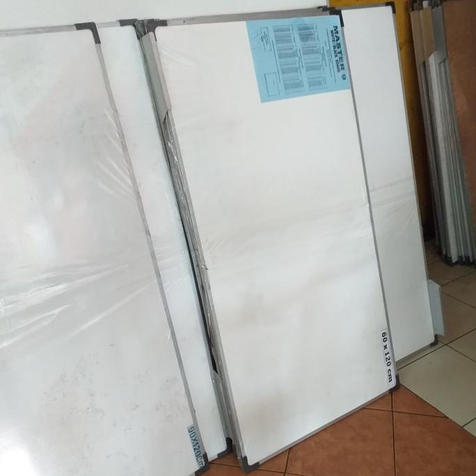 

Papan tulis 60x120 cm/White Board 60x120cm gantung non magnetik