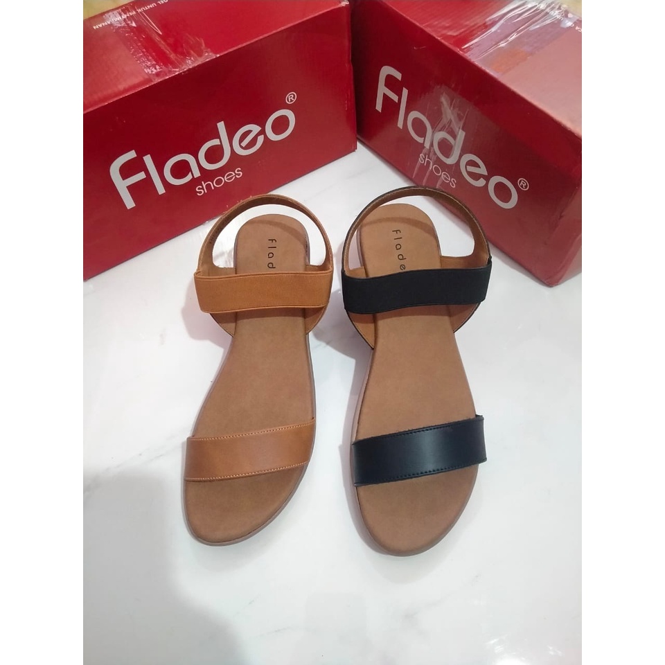 Sandal Wedges Wanita Tali Merk FLADEO LDT 297-2