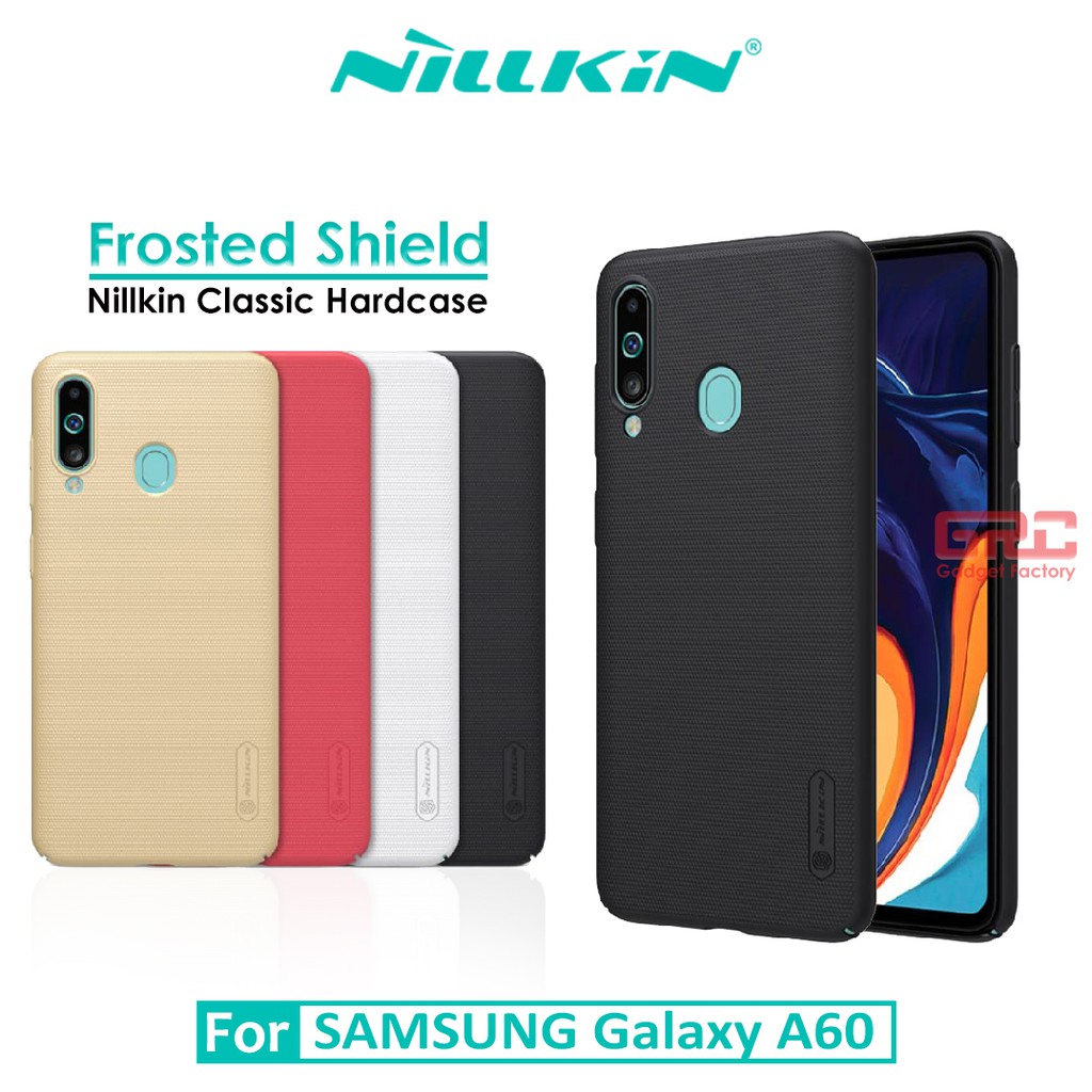 Hard Case SAMSUNG Galaxy A60 Nillkin Frosted Shield Casing Original