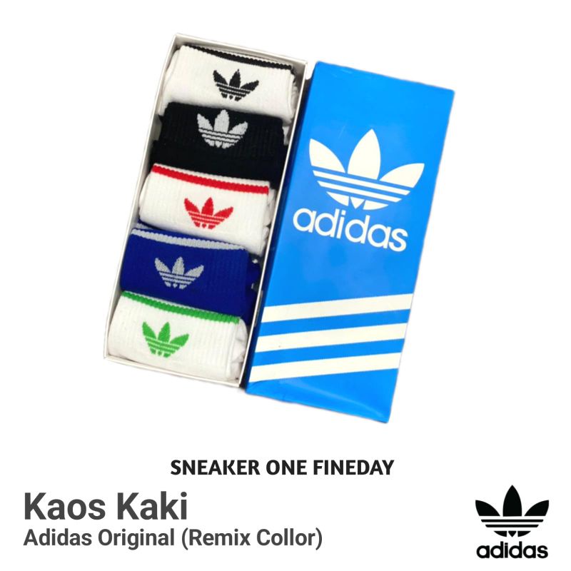 KAOS KAKI SOCKS ADIDAS MULTICOLLOR ORIGINAL