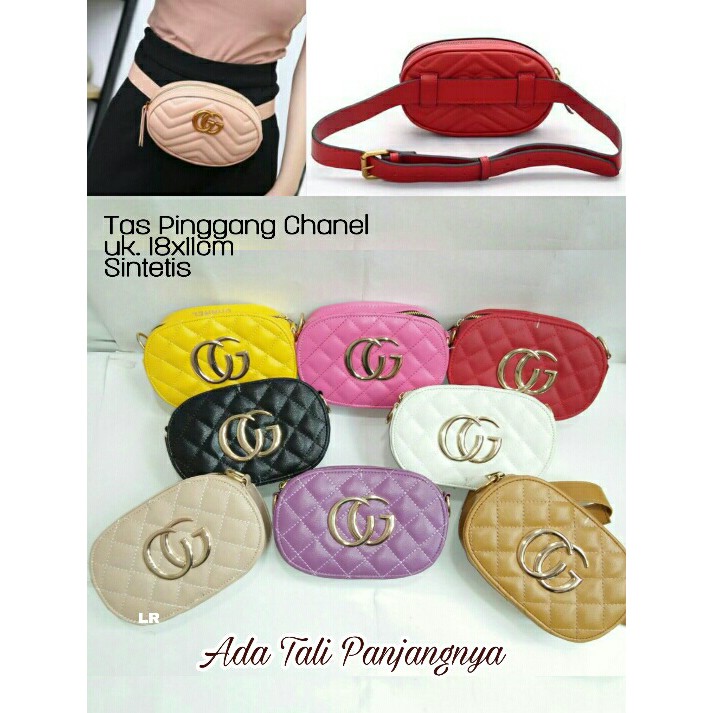 tas wanita cantik terbaru dan termurah Tas pinggang Chanel