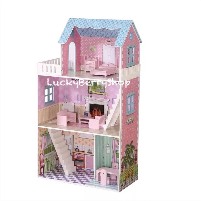 Rumah Barbie Rumah Boneka 3 Lantai Shopee Indonesia