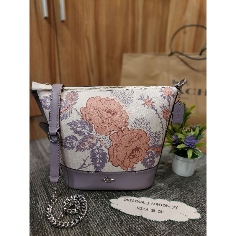 Coach Thorn Roses Small Paxton Duffle Bag