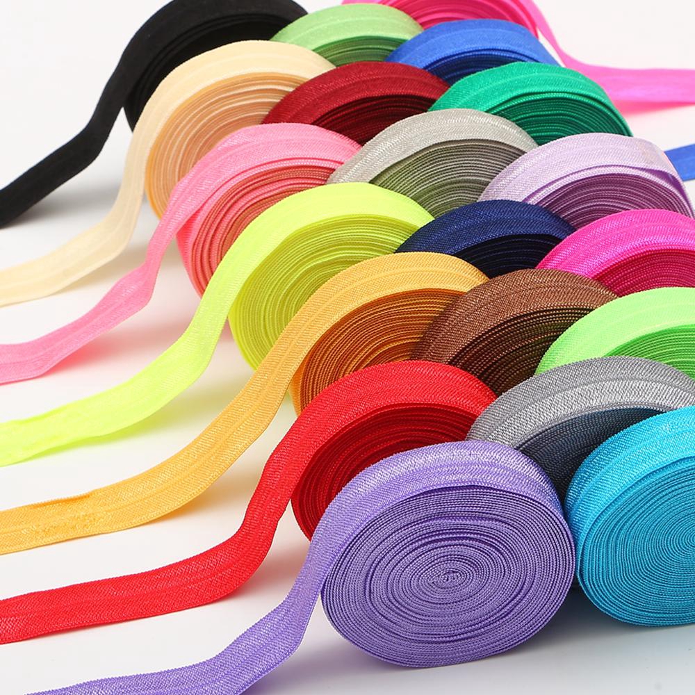 5yards 15mm Elastic Ribbon Elastic Band Multirole Spandex Pita Jahit Renda Kain Band Aksesori Pakaian