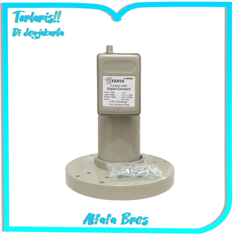 Venus Single Out VLB-928 LNB C Band 1 Satelit 1 Receiver Parabola Paling Laris AFB