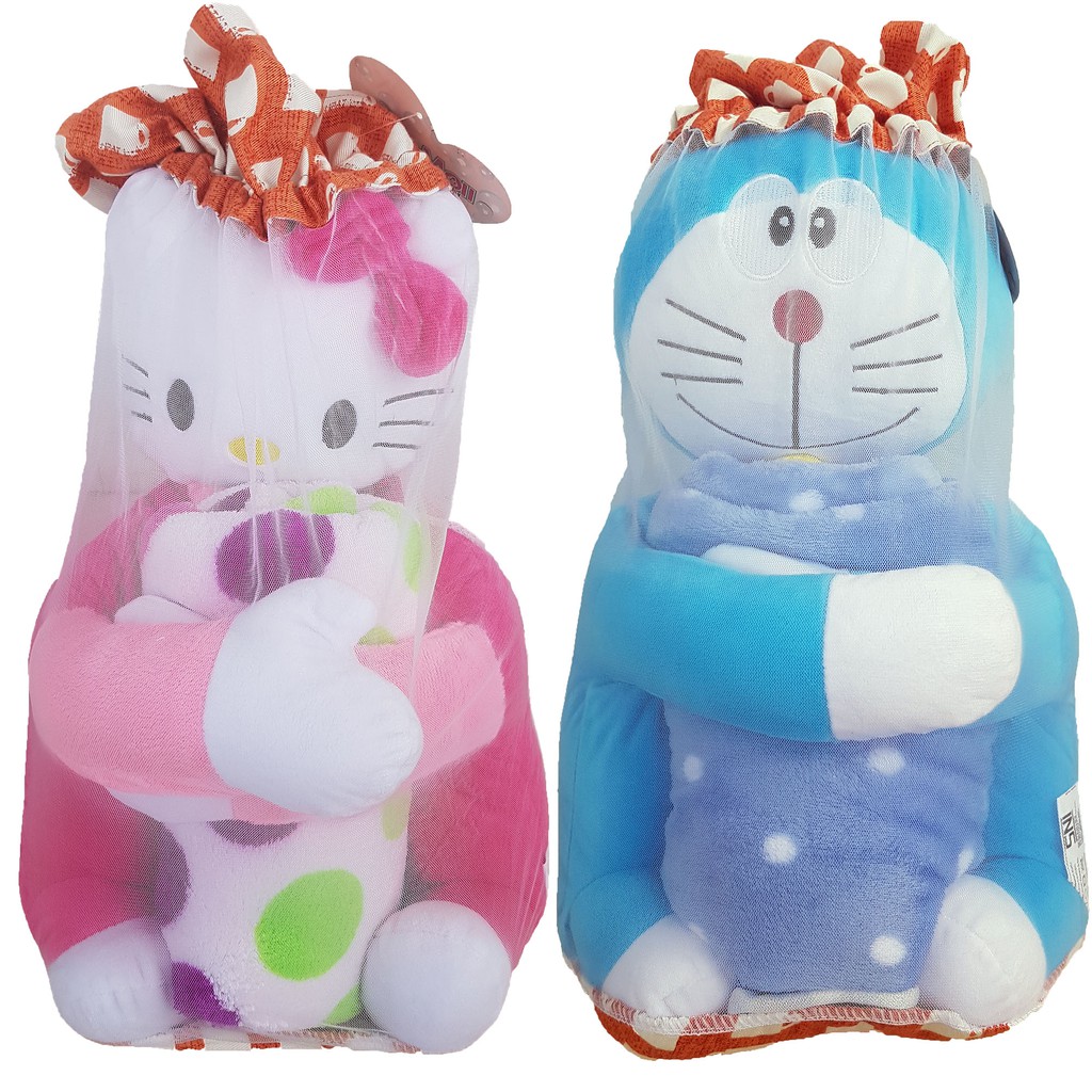 Set Kado Boneka Selimut Bantal Peyang Bayi Balmut Memoii