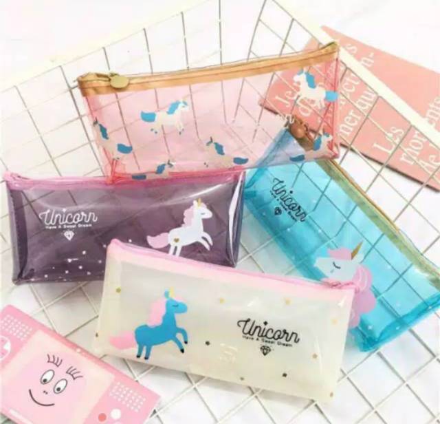 Tepak Pensil Unicorn Premium Tempat Pensil Alat Tulis