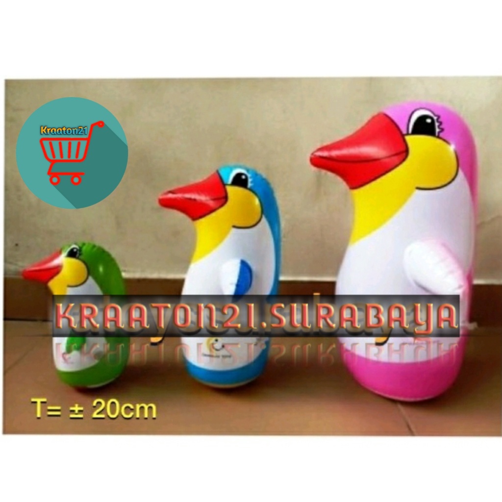 MAINAN TIUPAN PINGUIN TINJU PASIR / BALON PINGUIN / MAINAN PINGUIN / BONEKA PINGUIN /TINJU PASIR PIN