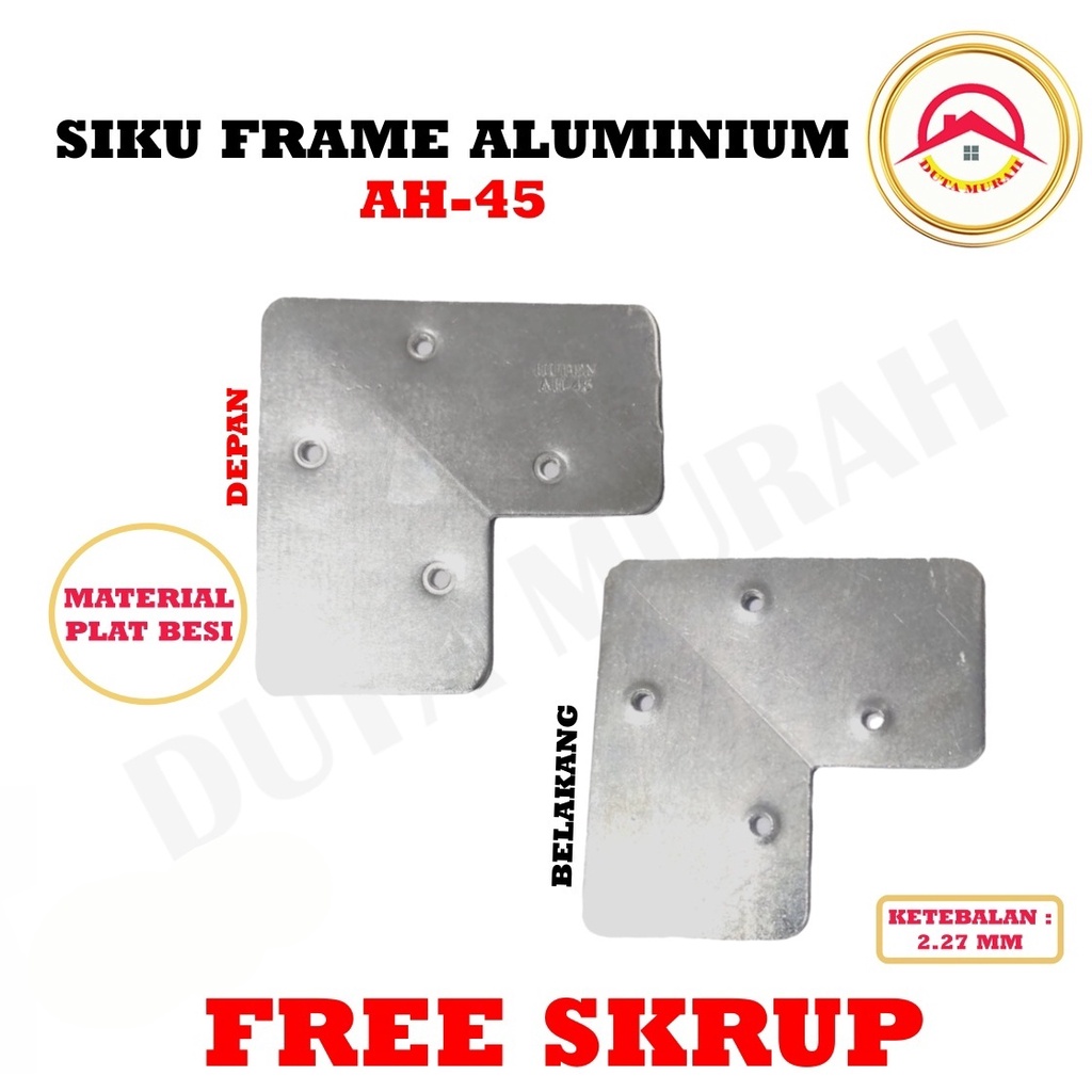 AH-45 SIKU FRAME ALUMINIUM / SIKU SUDUT AH-45