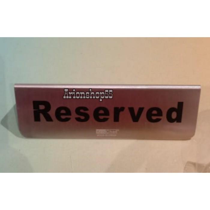 

Papan Petunjuk Meja Reserved