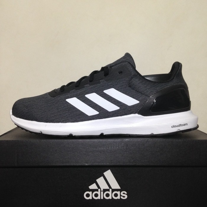 Jual Sepatu Running/Lari Adidas Cosmic M Dark Grey White BY2864 Original Keren | Indonesia