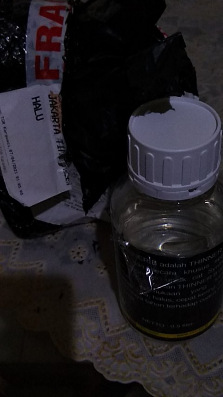 Seiv Thinner B Pengencer Cat Kemasan 0.5ltr