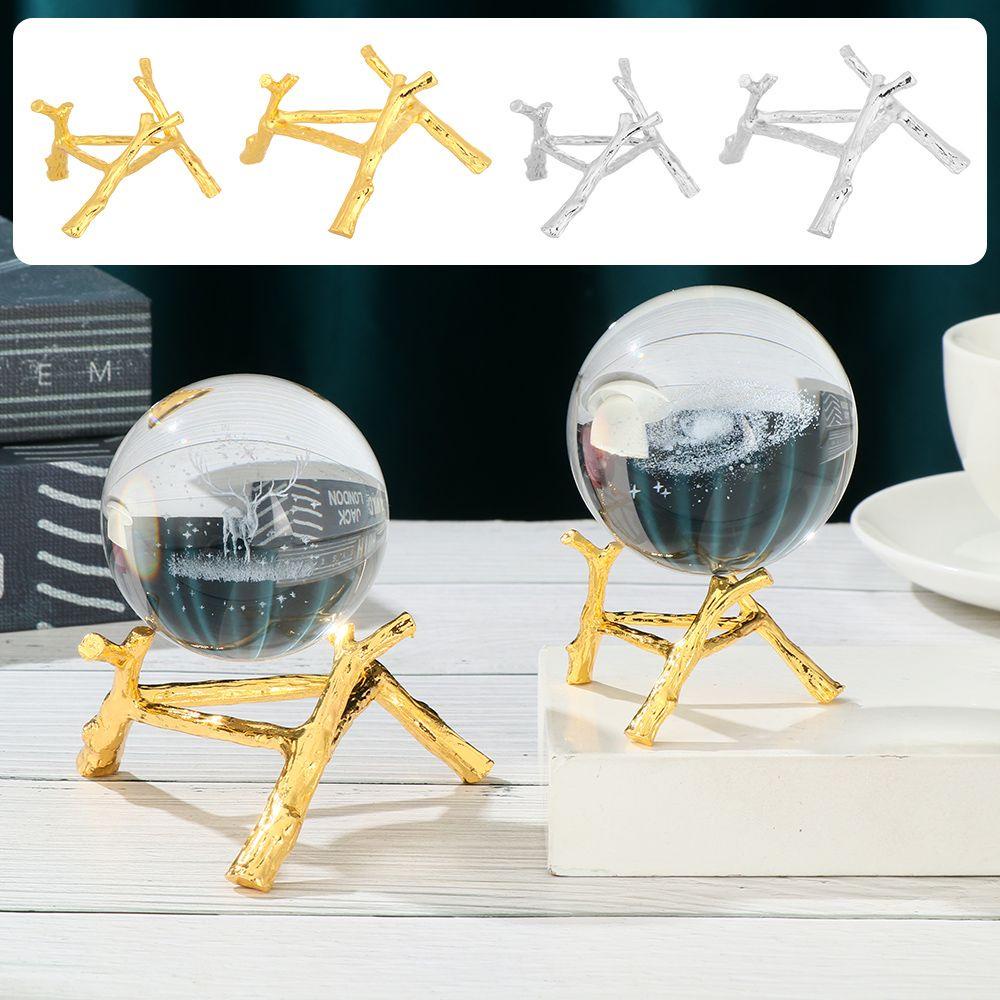 Populer Bola Kristal Display Base DIY Craft Hadiah Fotografi Props Sphere Holder