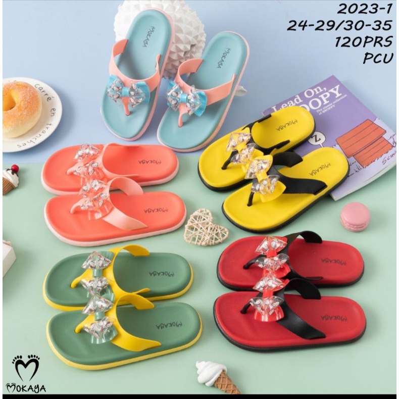 Sandal Jepit Jelly AnakCewek Pita Mokaya Kode 2023-1