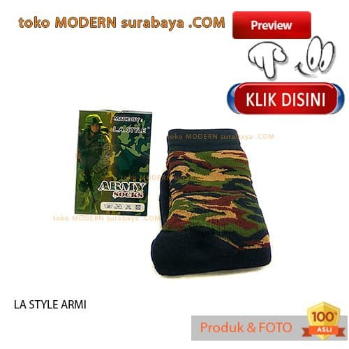 KAOS KAKI LA STYLE ARMY SOCKS AD DORENG