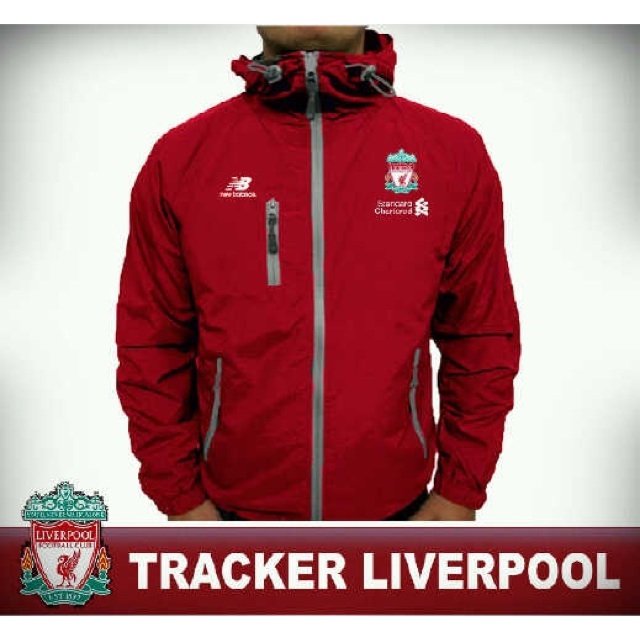 Jaket parasut tracker windbreaker Liverpool