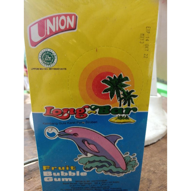 

Permen karet Long Bar/ Bubble Gum 1 pack