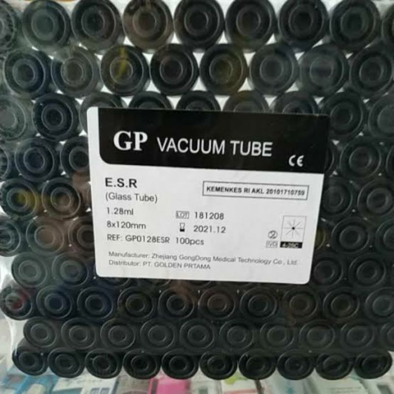 Tabung darah Esr 1.28ml tabung darah esr 1,28ml tabung Led vacum tube